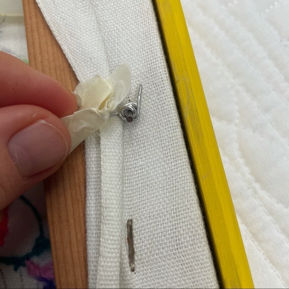 Vintage hand stitched number nursery decor - Picture 7 of 9